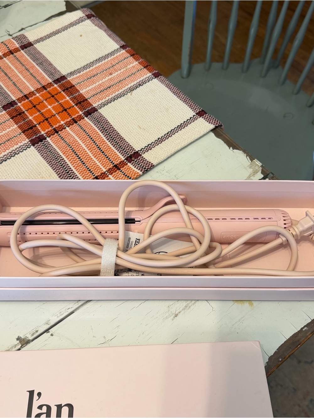 Pink Ceramic Hair Straightener - Sleek Travel Styling